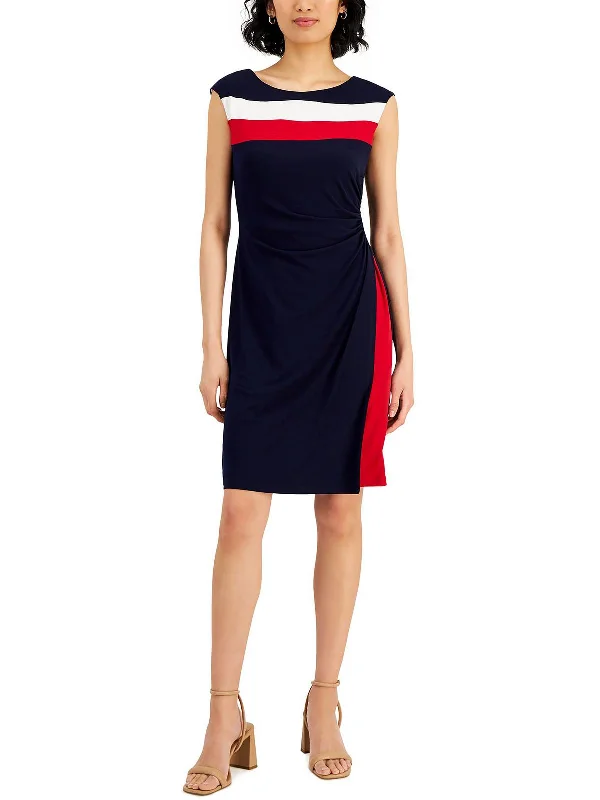red/ivory/navy