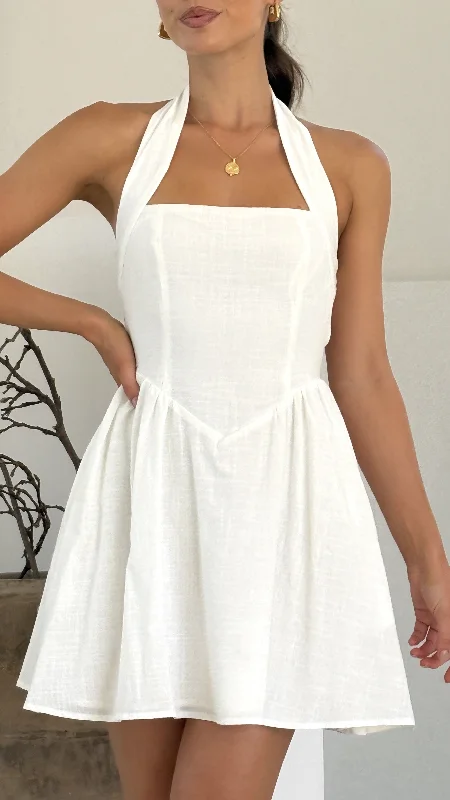 Closeout Sale Peyton Mini Dress - White