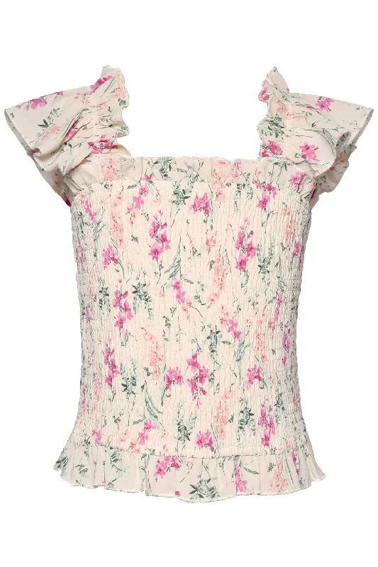 Take Advantage long sleeve dressRuffle Smocked Top