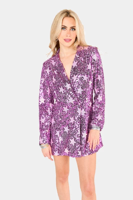 Mega Sale pleated maxi dressRiley Blazer Dress - Hypnotic