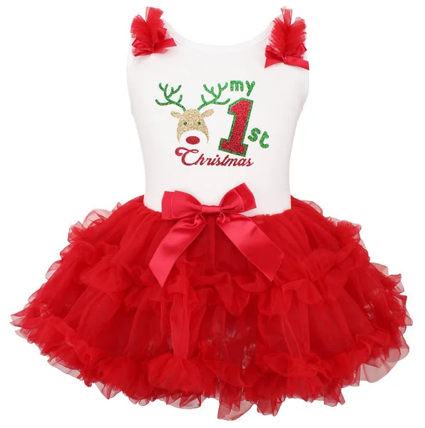 Midnight Madness v-neck dressPopatu My First Christmas Dress