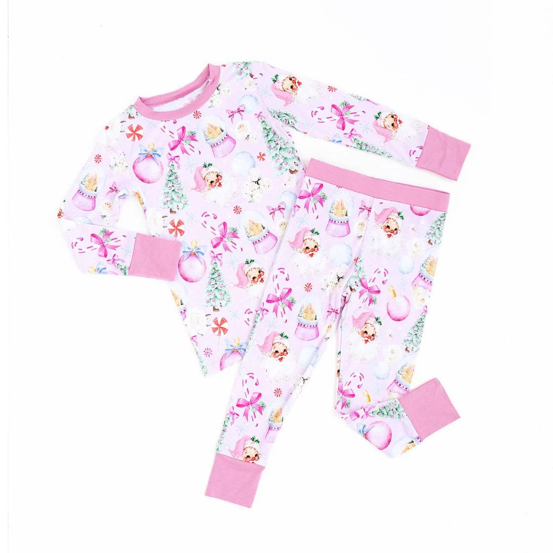 Blowout Sale classic fit-and-flare dressMerry Little Pinkmas Pajamas