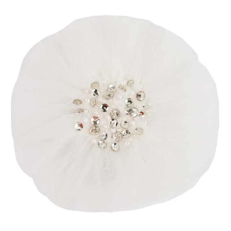 Deal Dash ashionable dressWhite Tulle Hairclip