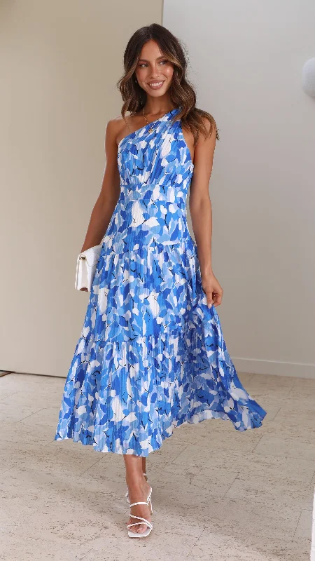 Early Access Jayma Maxi Dress - Blue Floral