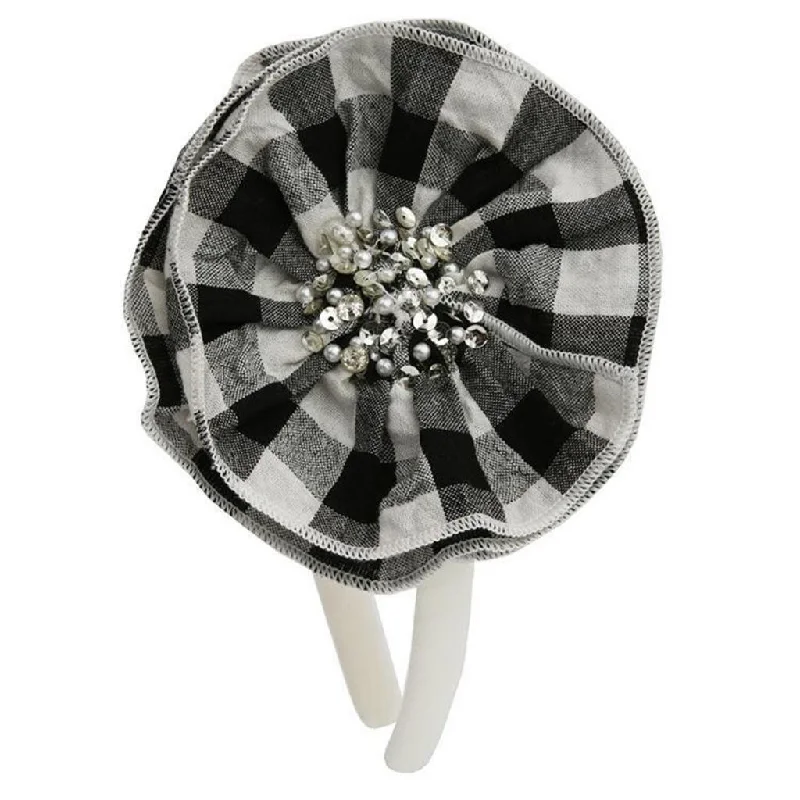Sale Event flowy maxi dressBlack Gingham Headband