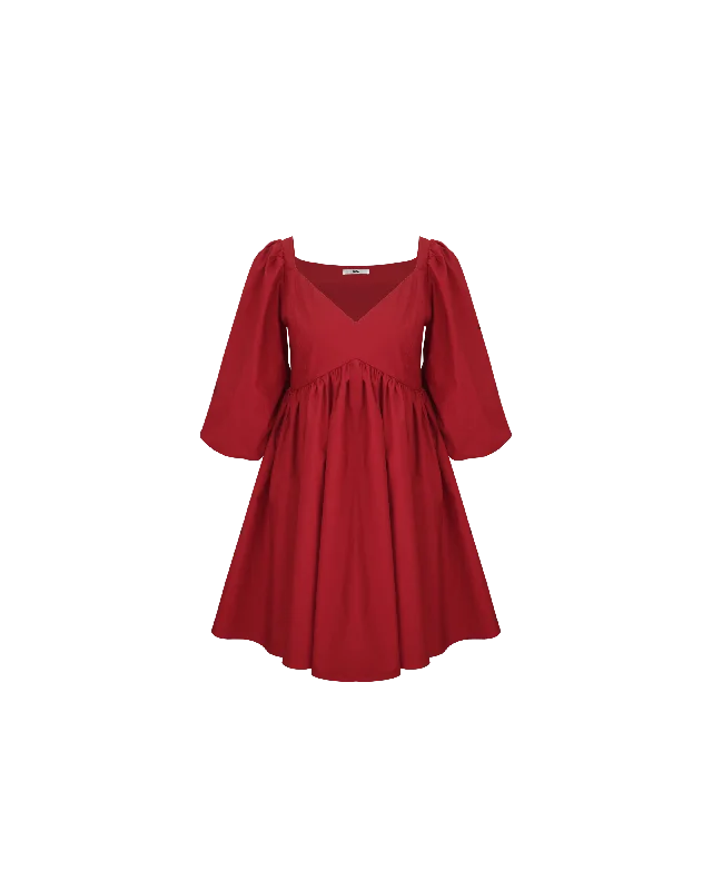 Can't Miss NONI MINI DRESS GARNET