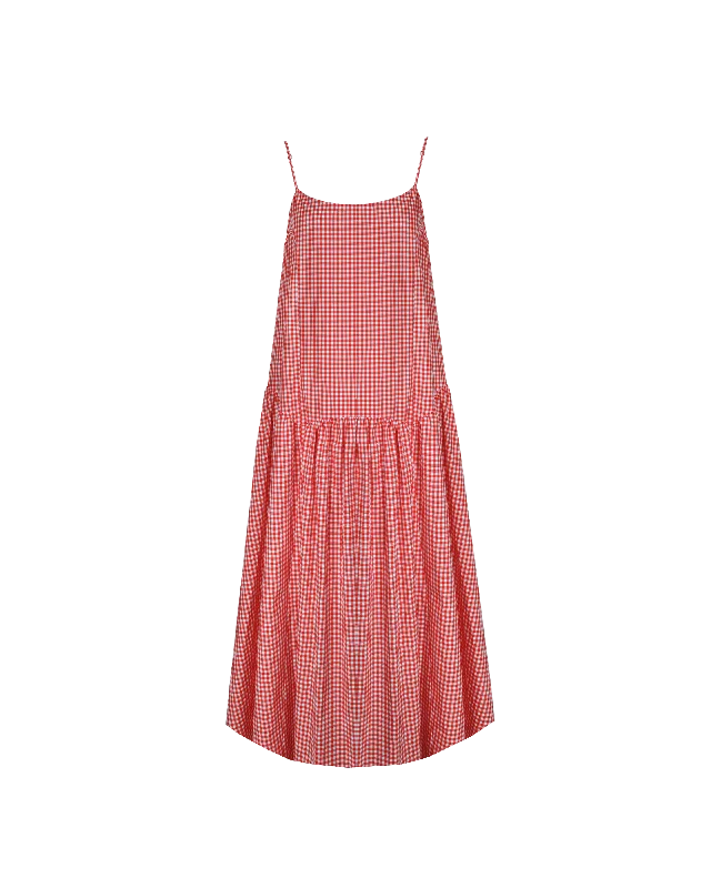 Buy Now TRULLI RELAXED DRESS RED GINGHAM