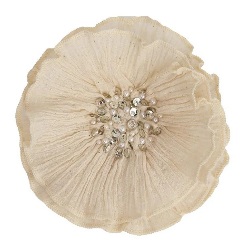 Steals and Deals wool dressOatmeal Fabric Hairclip