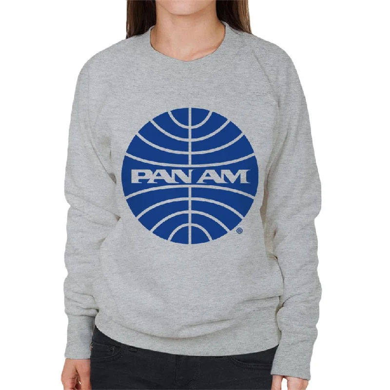 Today’s Special activewear hoodiePan Am Blue Outline Logo Women's Sweatshirt