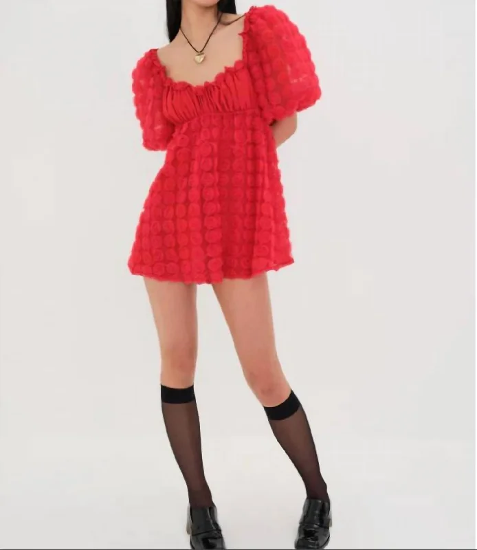 Huge Discounts ashionable dressHannah Mini Dress In Red Floral