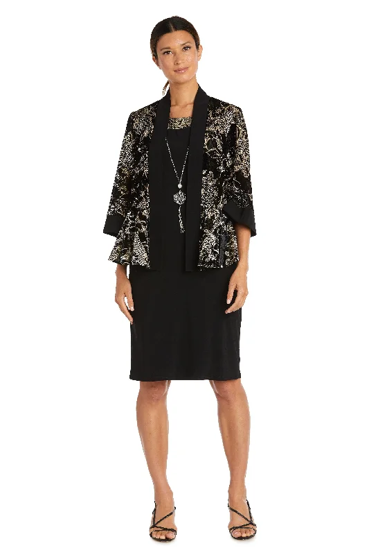 Mega Sale knit dressR&M Richards 7688 Short Two Piece Jacket Dress