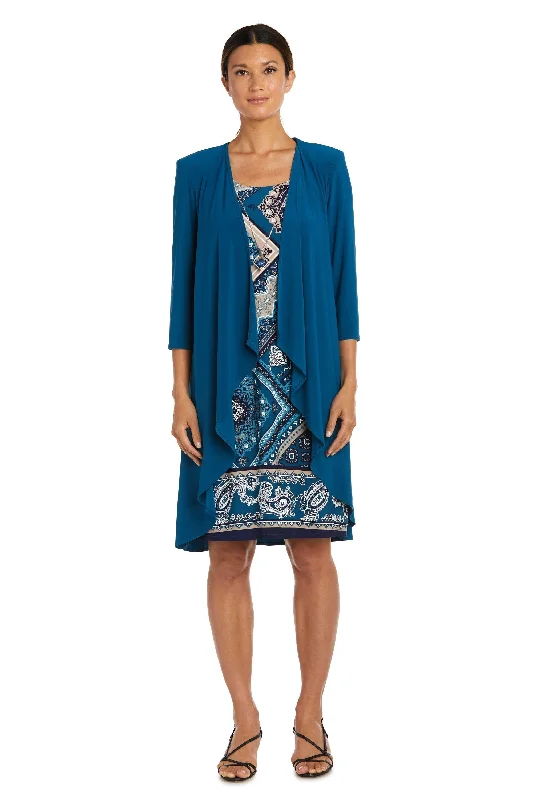 Today’s Deal chic wrap dressR&M Richards 7967 Short Two Piece Jacket Dress