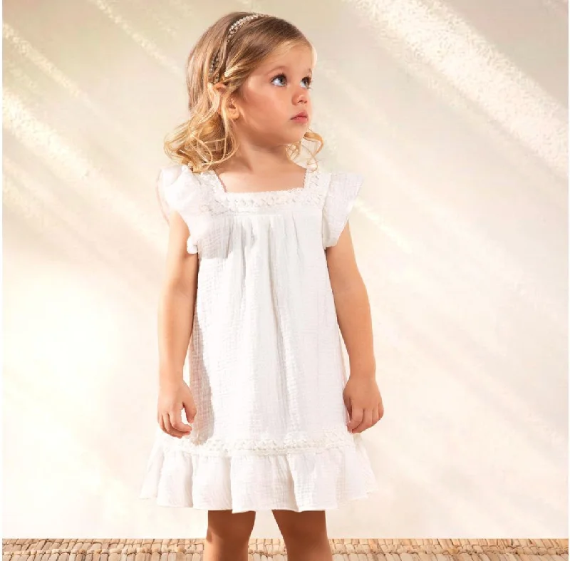 Buy More, Save More chic wrap dressOff White Dress