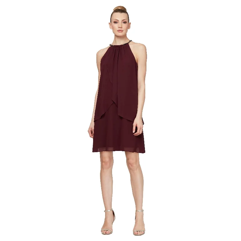 Act Now floral wrap dressSL Fashions 113664 Short Cocktail Chiffon Dress Sale
