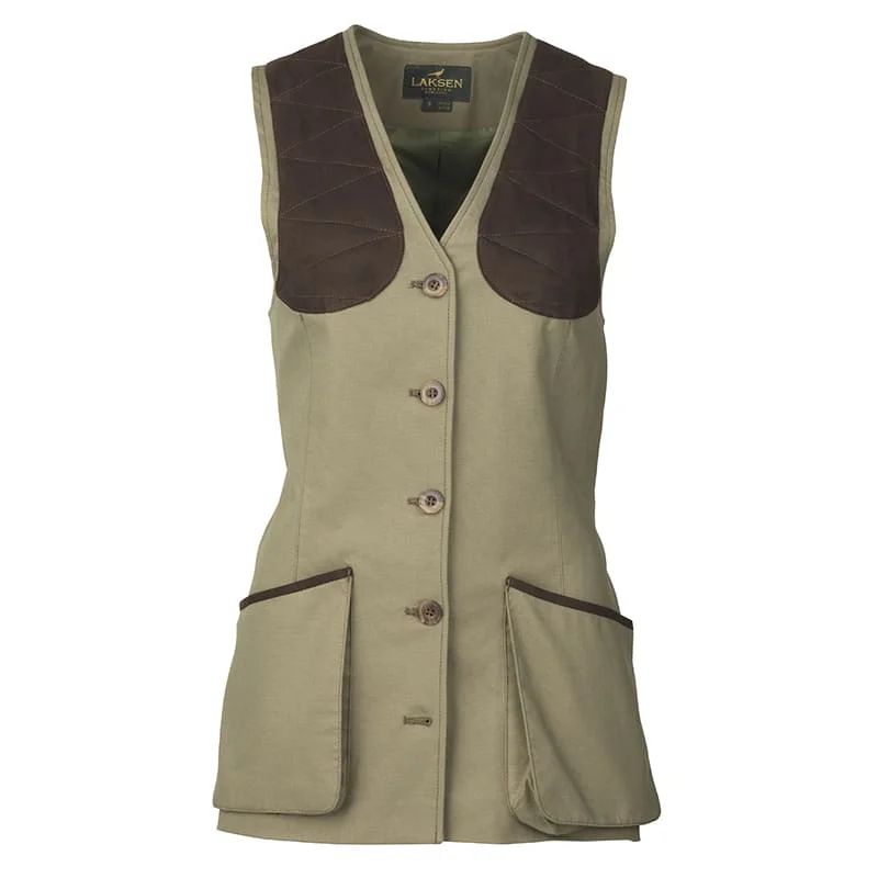 Flash Sale classic jacketLaksen Cottonwoods Ladies Shooting Vest - Green