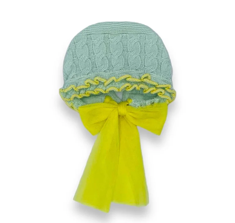 Price Rollback ruched dressMint and White Bonnet