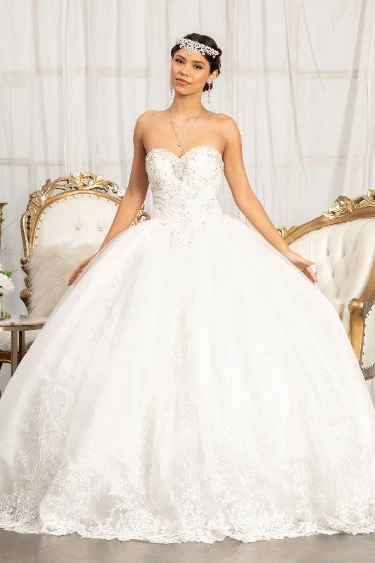 Don’t Miss Out sophisticated dressLong Quinceanera Strapless Sweetheart Ball Gown