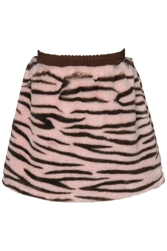 Limited Edition wrap dressFaux Fur Skirt