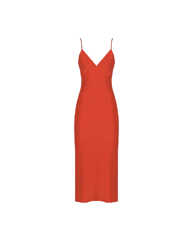 New Markdowns WEIRDLY SLIP VERMILLION