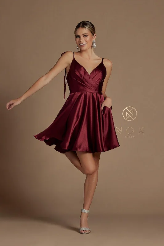 Discount Deals casual slip dressHomecoming Short Spaghetti Strap Cocktail Dress Sale