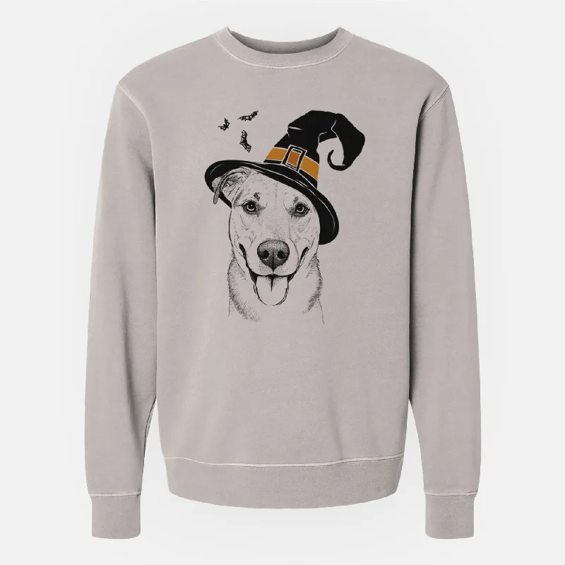 Fantastic Deals bold workout sweatshirtWitch Padre the Pitbull Mix - Unisex Pigment Dyed Crew Sweatshirt Fantastic Deals bold workout sweatshirtWitch Padre the Pitbull Mix - Unisex Pigment Dyed Crew Sweatshirt