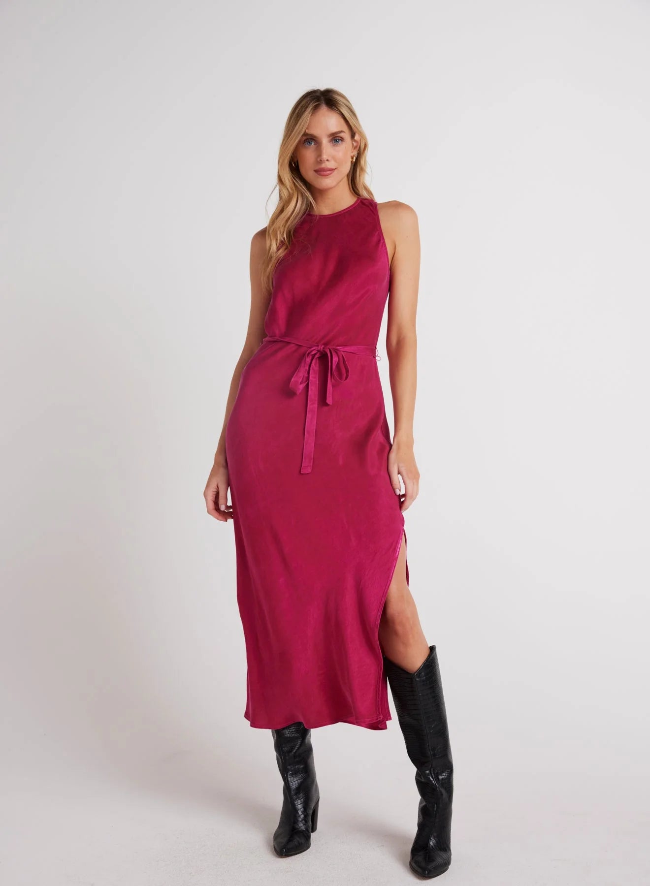 Steals and Deals off-shoulder dressTANK SLIP DRESS