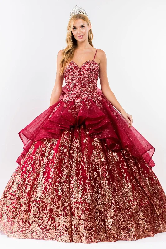 Value Deals bohemian dressQuinceanera Spaghetti Strap Long Dress