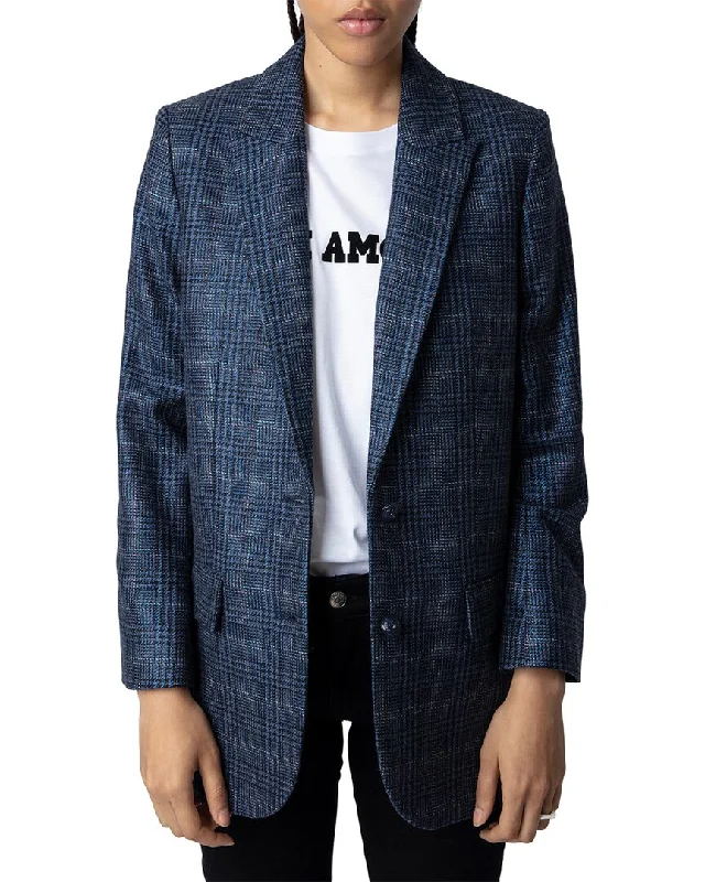 Limited Time Offer casual coatZadig & Voltaire Viva Wool-Blend Blazer