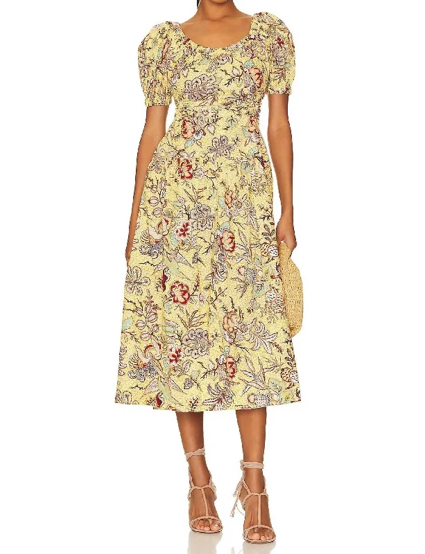 New Deals wrap-around dressGolda Dress In Calla Lily