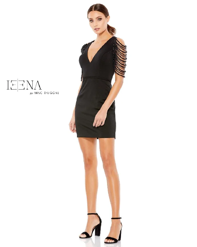 Fantastic Offers tiered dressMac Duggal 26526 Short Cocktail Beaded Dress