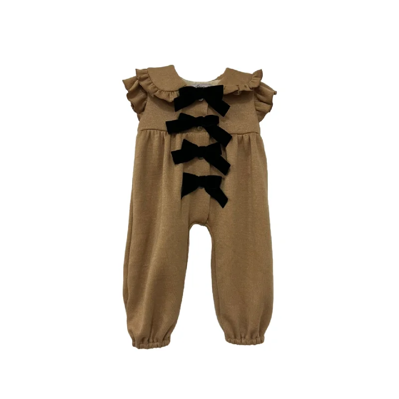 Hot Deal oversized dressCamel Jersey Jumpsuit