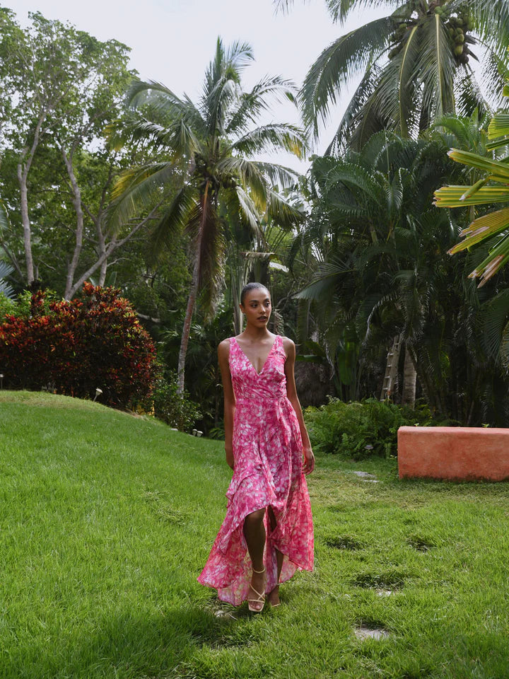 Flash Sale floral wrap dressISADORA DRESS