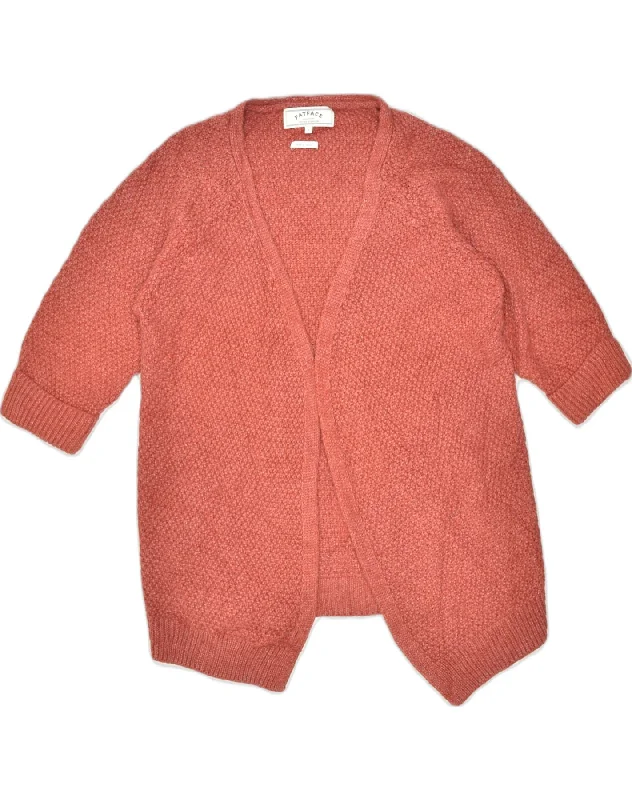 Online Exclusive casual hoodie with logoFAT FACE Womens Open Cardigan Sweater UK 10 Small Orange Viscose