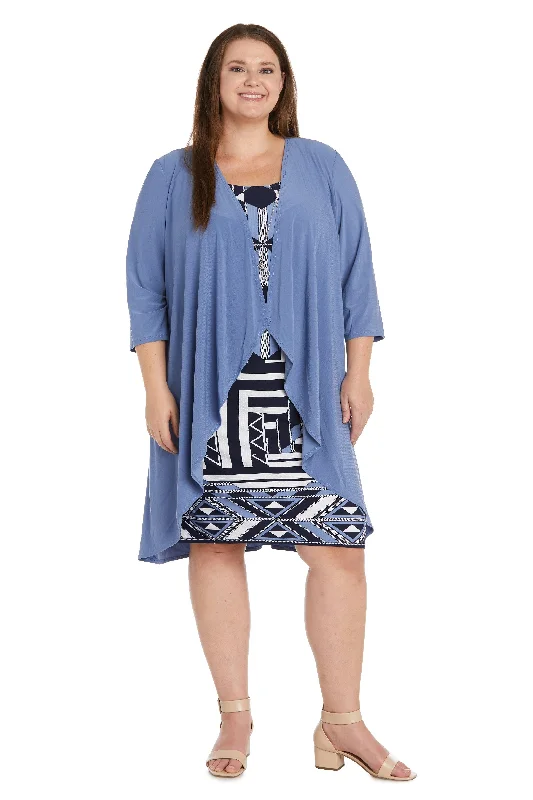 Quick Sale chic dressR&M Richards 9217W Short Plus Size Jacket Dress