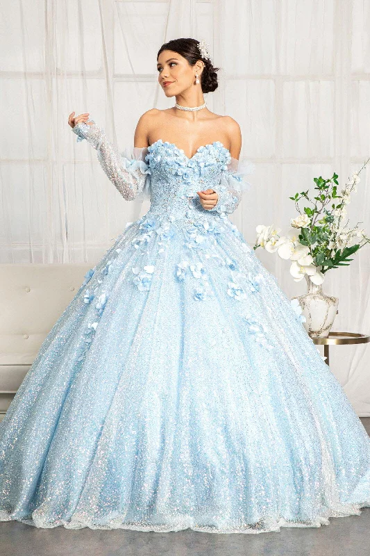 Blowout Deals knit dressLong Ball Gown Sequins Quinceanera Dress