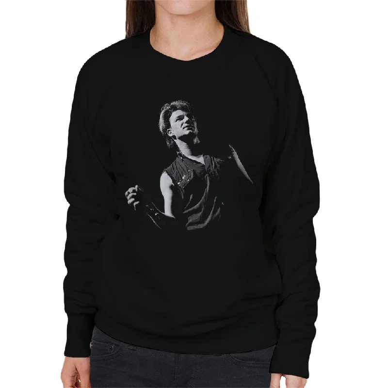 New Deals trendy fitness sweatshirtBono Of U2 War Tour UK 1983 Women's Sweatshirt