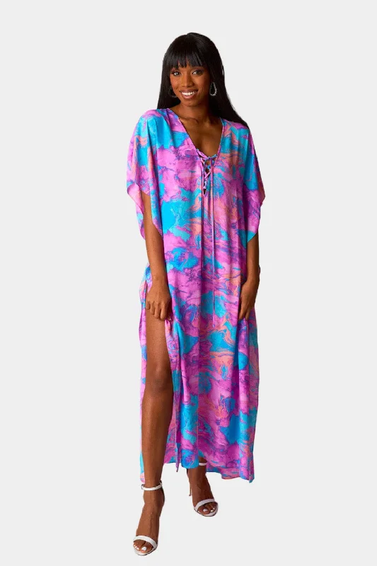 Price Drop Alert casual day dressTortolla Caftan Maxi Dress - Electro Pop