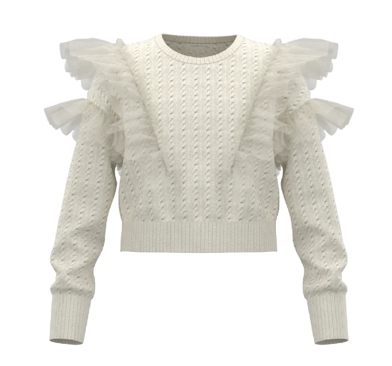 New Deals casual slip dressRuffle Sweater Knit Top