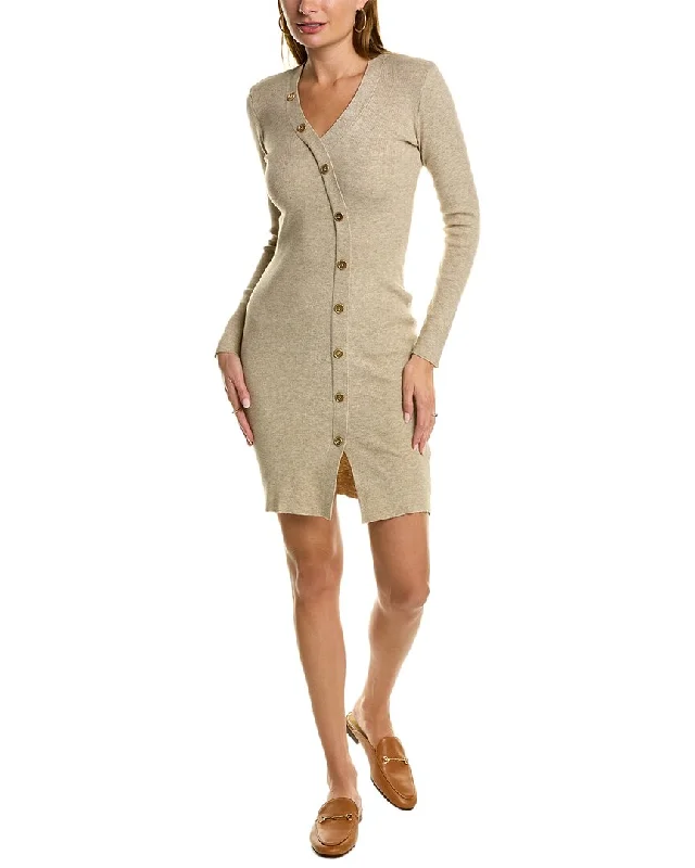 Special Promotion long-sleeve floral dressGracia Asymmetric Cardigan Dress