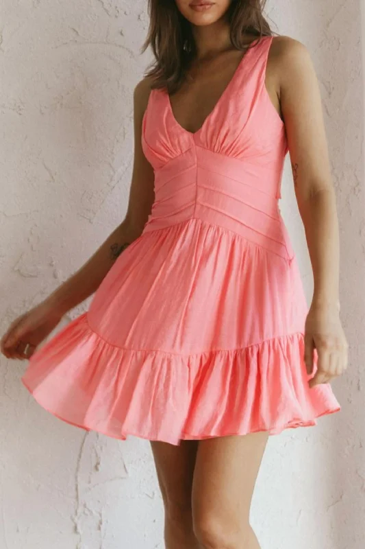 Seasonal Sale sophisticated dressMini Dress In Pink