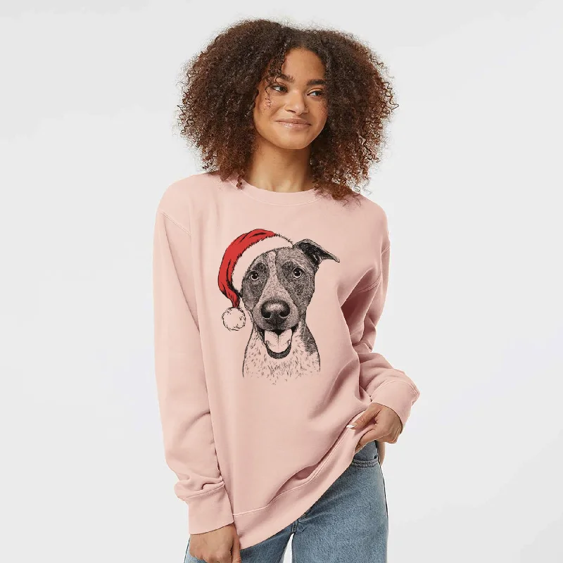 Limited Quantity zip-up gym hoodieSanta Amigo the Heeler Mix - Unisex Pigment Dyed Crew Sweatshirt