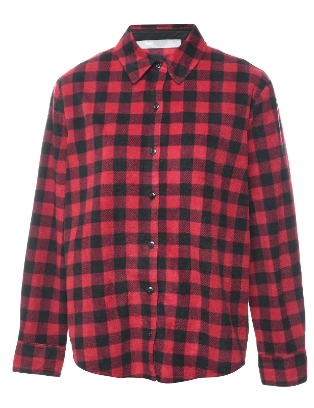 New Deals soft shell coatLee Gingham Pattern Shirt - L