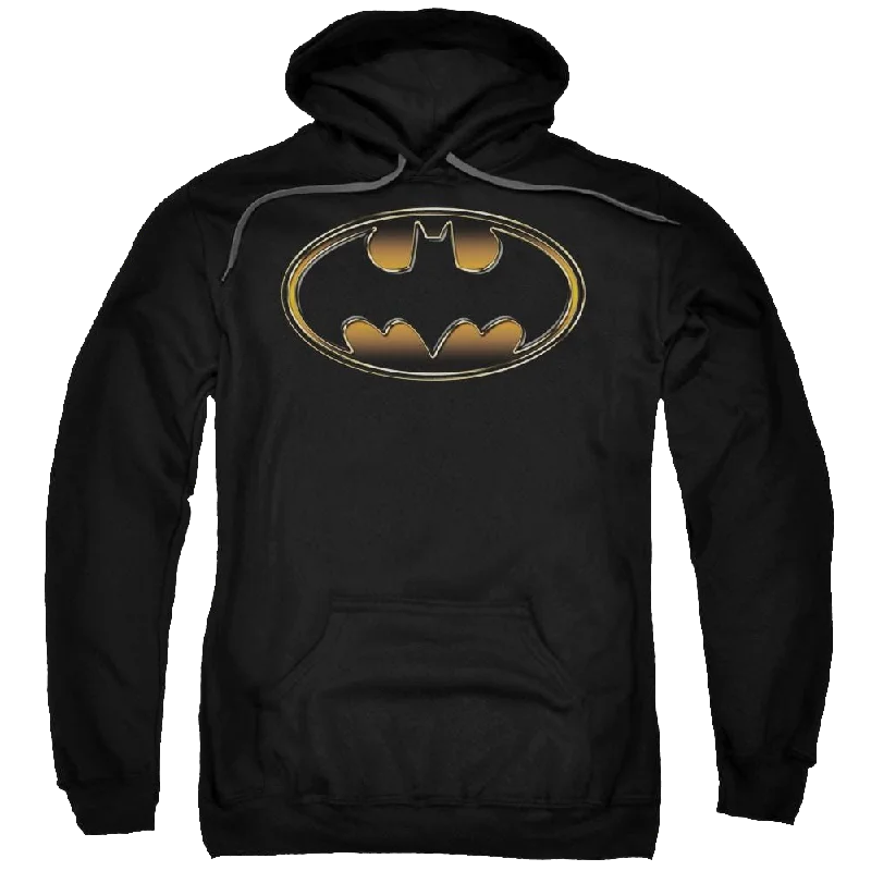 Weekend Deal cool street hoodieBatman Black & Gold Embossed - Pullover Hoodie