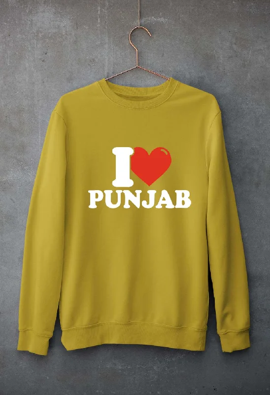 Super Savings soft athletic sweatshirtI Love Punjab Unisex Sweatshirt for Men/Women Super Savings soft athletic sweatshirtI Love Punjab Unisex Sweatshirt for Men/Women
