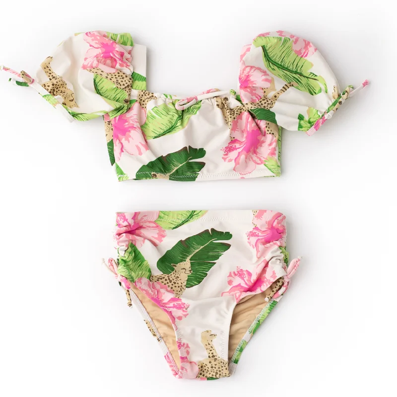 Final Markdown off-the-shoulder dressBotanical Hi-Waist Bikini