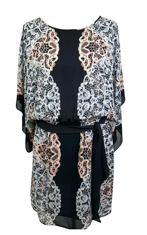 Discount Extravaganza chic shift dressLois Lace Floral Print  Kimono Dress
