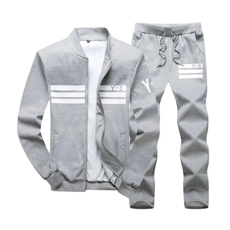 Men's Trucksuits Casual Set Baseball Sweat Suit Men Jogging