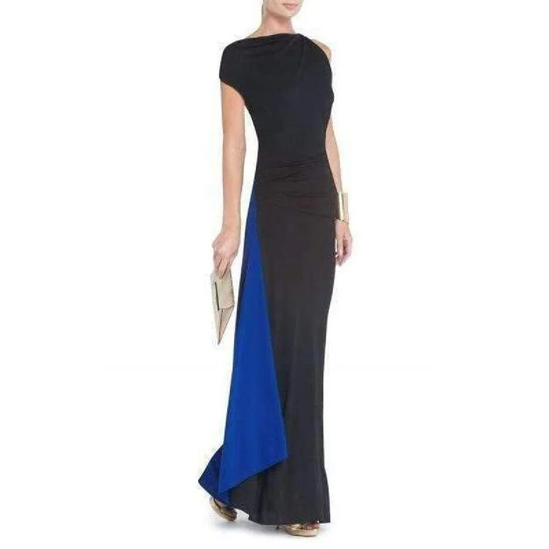 Low Prices flowy dressCarine Asymmetrical Draped Evening Gown