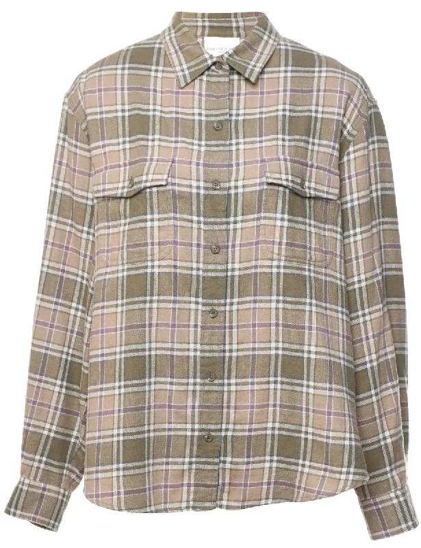 Final Clearance lightweight winter coatJones New York Checked Shirt - L
