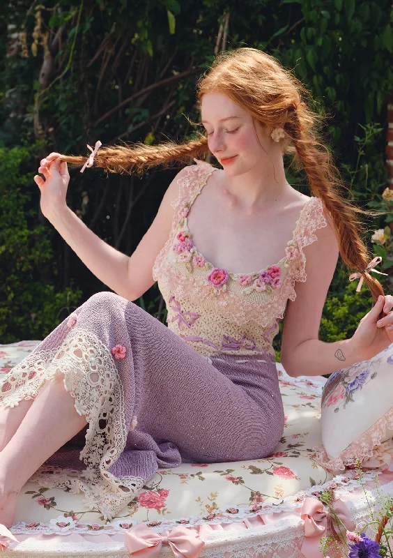 Can't Miss Floral Beauty Banquet Knit Dress